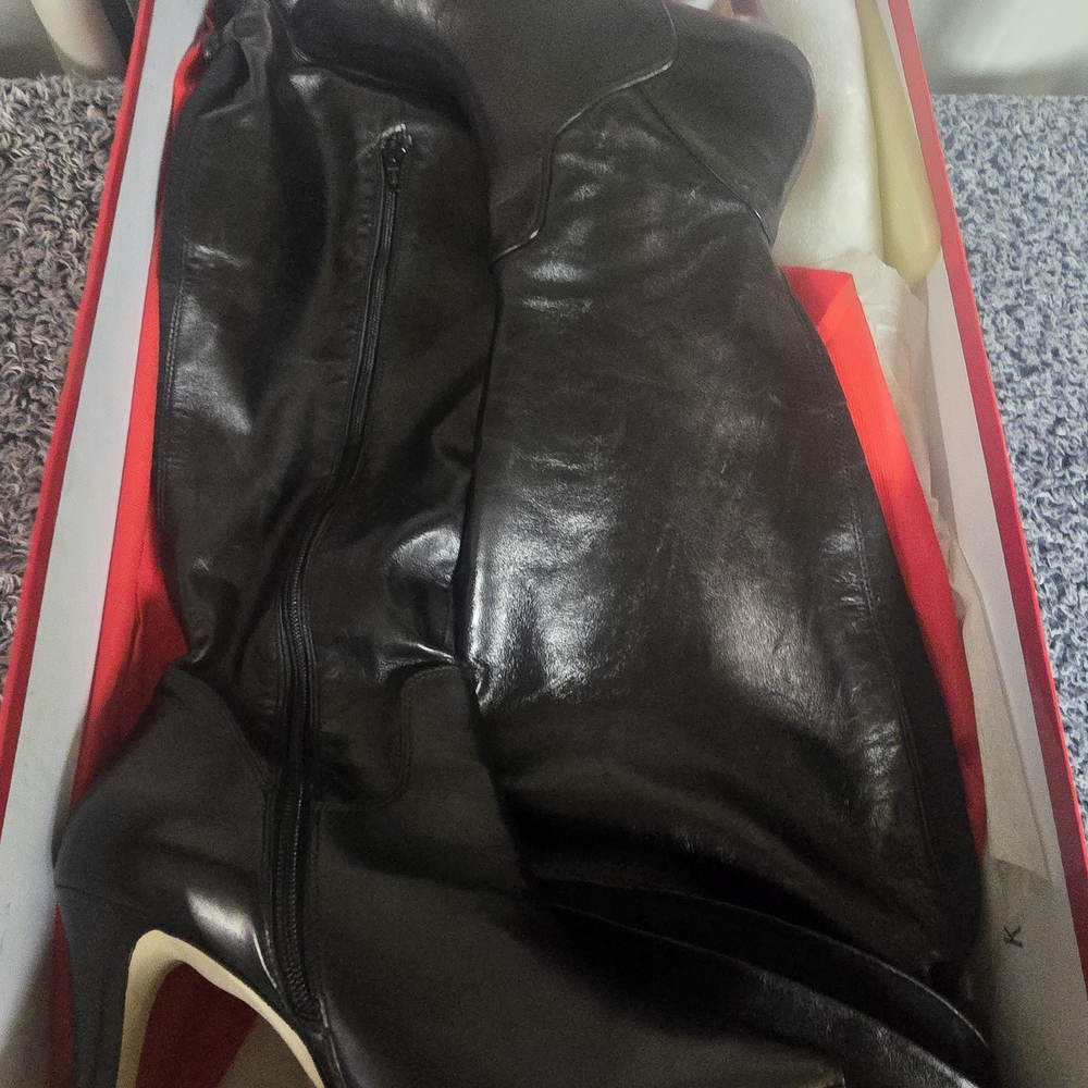 Ros Hommerson Black Over the Knee Boots